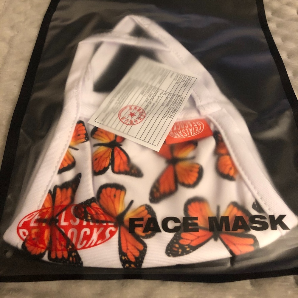 Peddles & Peacocks Butterfly Face Mask